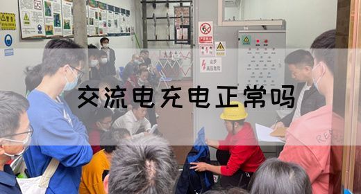 【交流电】交流电充电正常吗(图1) 【交流电】交流电充电正常吗(图1)