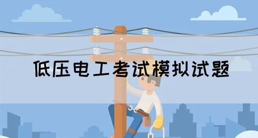 低压电工考试模拟试题