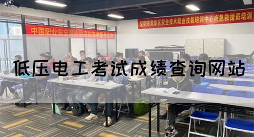 低压电工考试成绩查询网站