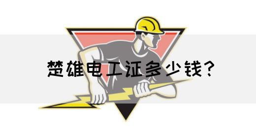 楚雄电工证多少钱？