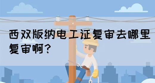 西双版纳电工证复审去哪里复审啊？