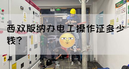 西双版纳办电工操作证多少钱？(图1)
