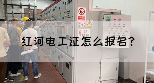 红河电工证怎么报名？