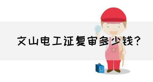 文山电工证复审多少钱？