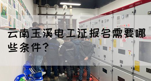 云南玉溪电工证报名需要哪些条件？(图1)