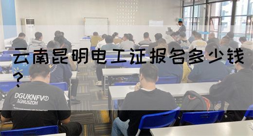 云南昆明电工证报名多少钱？